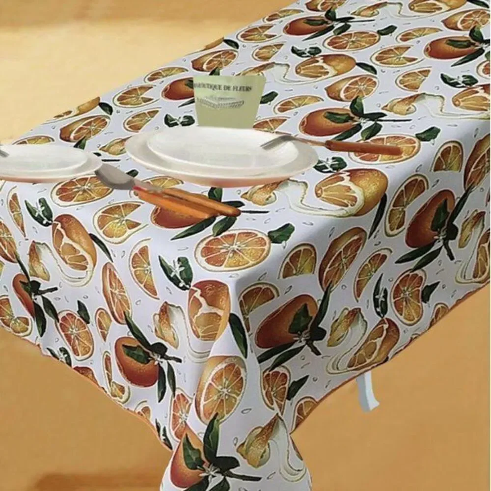 1 Printed Fabric Tablecloth,70